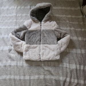 & Other Stories Kids Gray and Cream Jacket